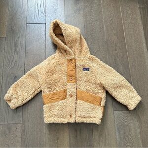 Patagonia Cream Sherpa Fleece Jacket